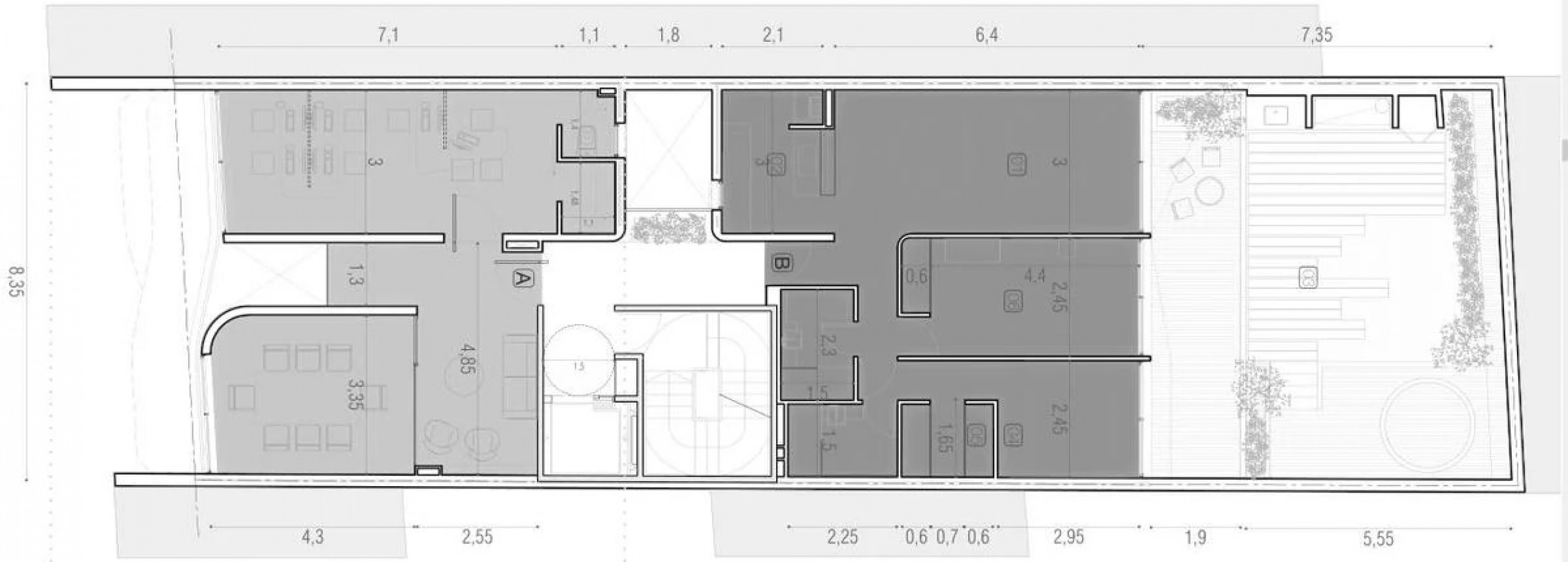 Departamento Dos Dormitorios con Patio exclusivo